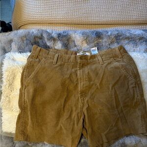 Men’s Brown Corduroy Shorts